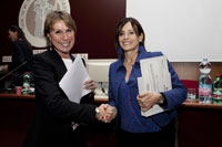 Maria Caramelli alla premiazione Le Tecnovisionarie 2013